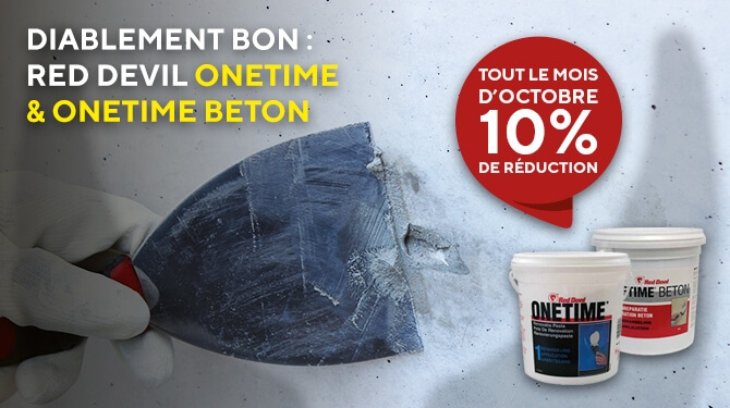Afbeelding voor: Duivels goed: 10% korting op RedDevil OneTime & OneTime Beton