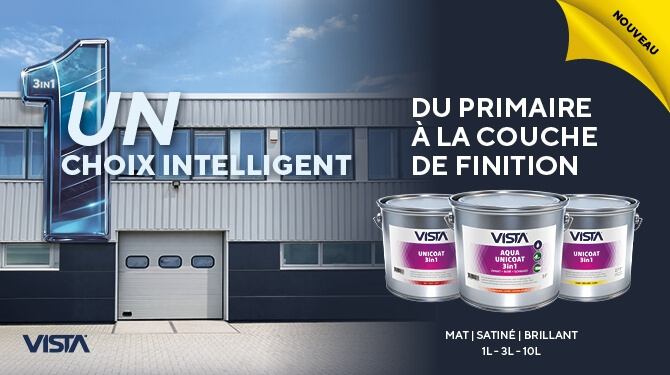 Afbeelding voor: VISTA INTRODUCEERT: UNICOAT 3IN1 EN AQUA UNICOAT 3IN1