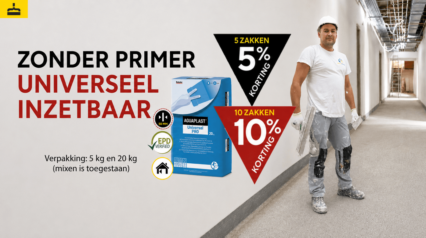 Afbeelding voor: VOLUMEKORTING OP DE AGUAPLAST UNIVERSAL PRO